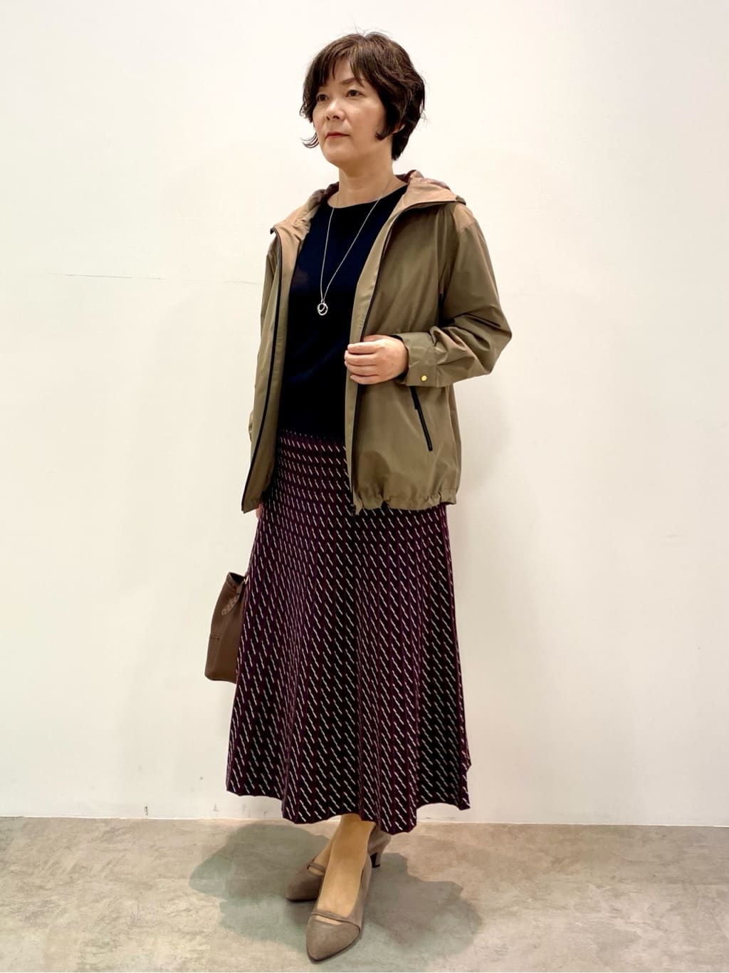 oharaさんの「Reflect｜【ライトアウター／キレイ見え／気軽な羽織に◎】スポーティライトアウター」を使ったコーディネート
