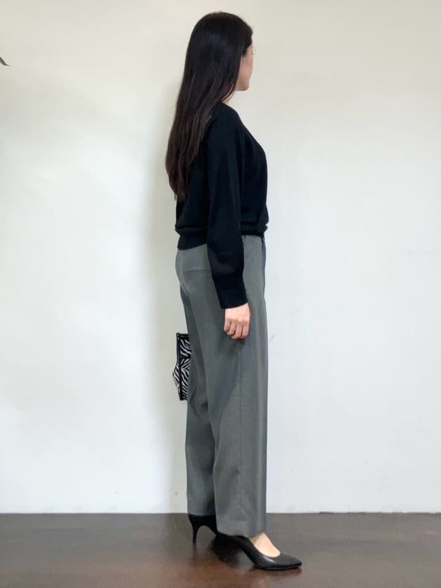 カレンさんの「UNTITLED｜【セットアップ可】ウールライク ダブルブレストジャケット」を使ったコーディネート