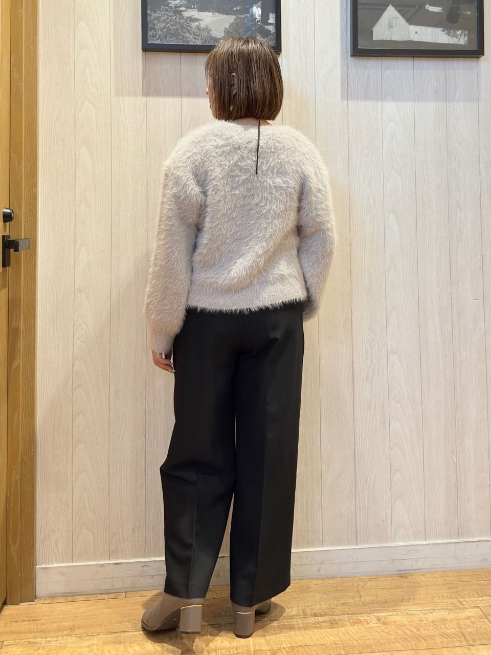 Megさんの「SHOO･LA･RUE｜【洗濯機可/S-LL】すっきり上品きれい見え タックワイドパンツ」を使ったコーディネート