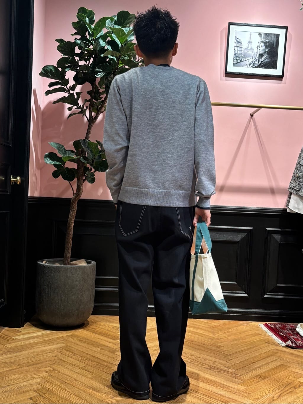 manatoさんの「DRESSTERIOR｜【セットアップ可】CONEデニム ワイドパンツ」を使ったコーディネート