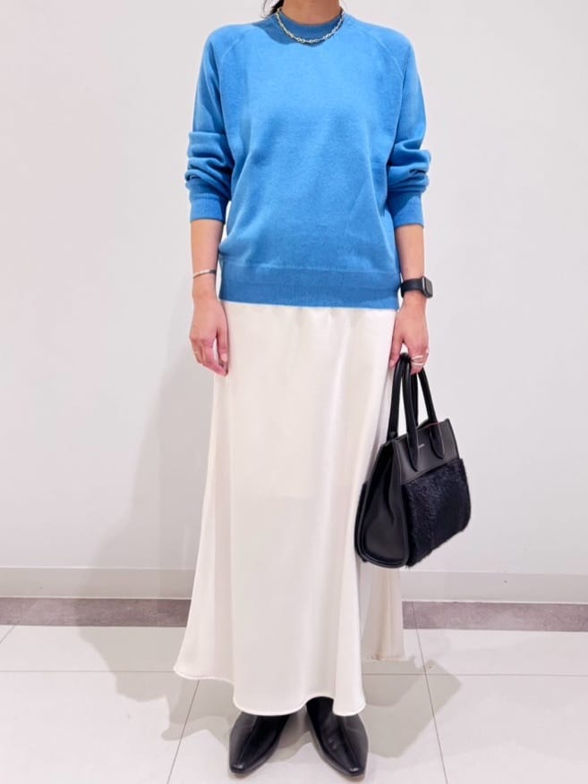 MIYAKAWAさんの「DRESSTERIOR｜◆【洗える/7色展開】ウォッシャブルコットンカシミヤニット」を使ったコーディネート