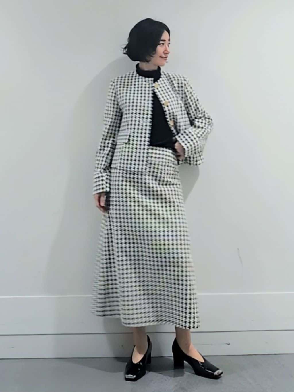 ミズタさんの「UNTITLED｜【セットアップ可能】クラシックチドリ ジャケット」を使ったコーディネート