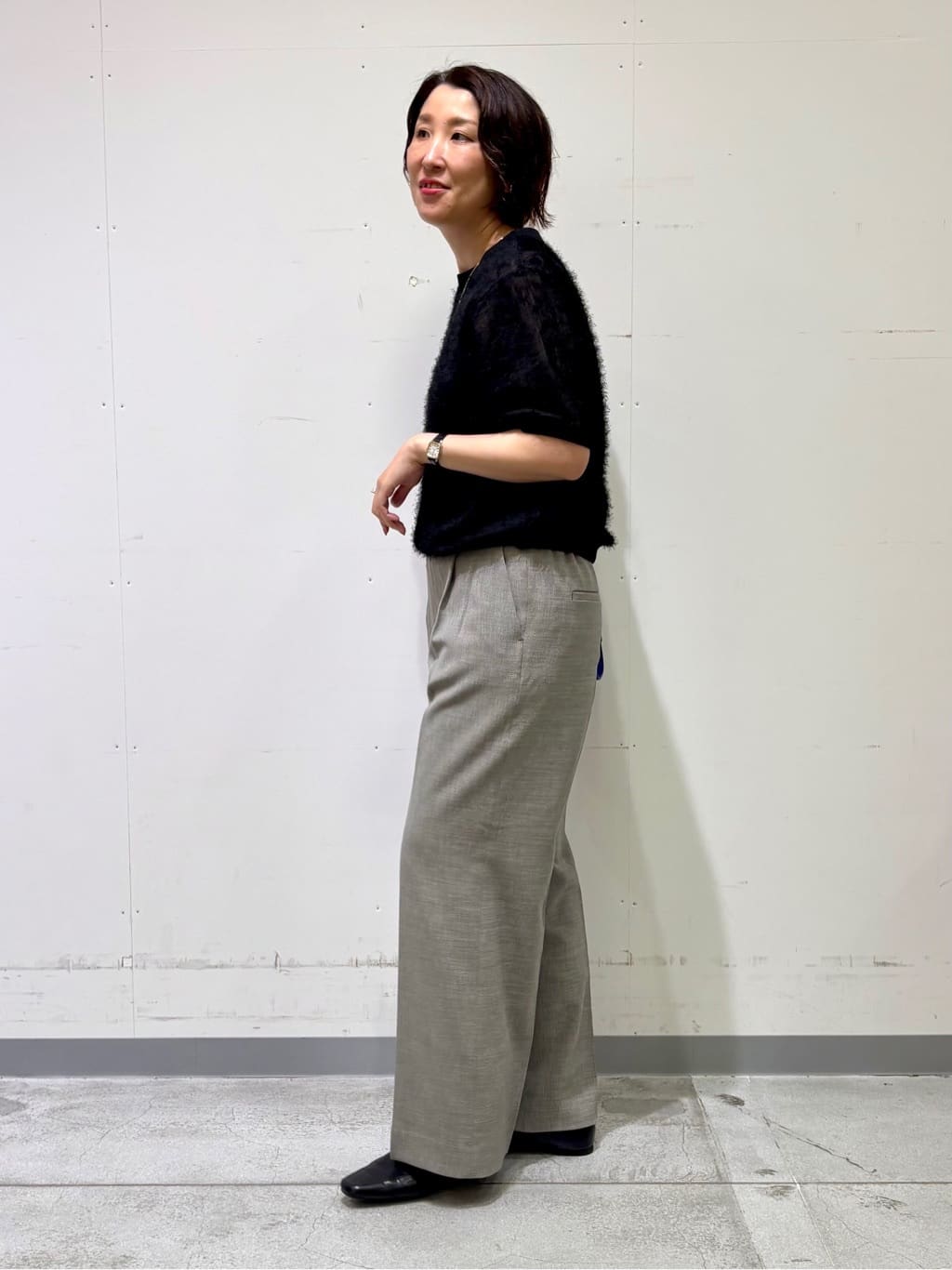 yuriさんの「INDIVI｜ヘアリージャカードトップス」を使ったコーディネート