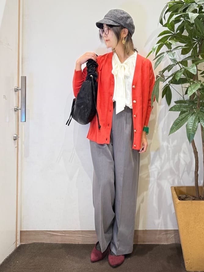 misakiさんの「SHOO･LA･RUE｜【洗える】もちもち ミドル丈ニットカーディガン」を使ったコーディネート