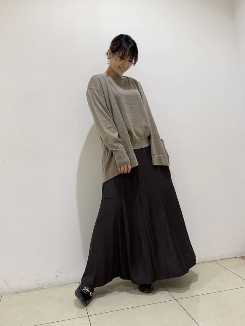 watanabeさんの「UNTITLED｜【アンサンブル可/洗える/ボタンなし】シルクウールカシミヤ 着流しカーディガン」を使ったコーディネート