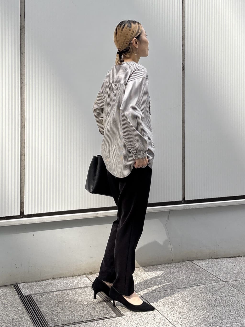 kotakiさんの「INDIVI｜【洗える】胸元タックフリル長袖ブラウス」を使ったコーディネート