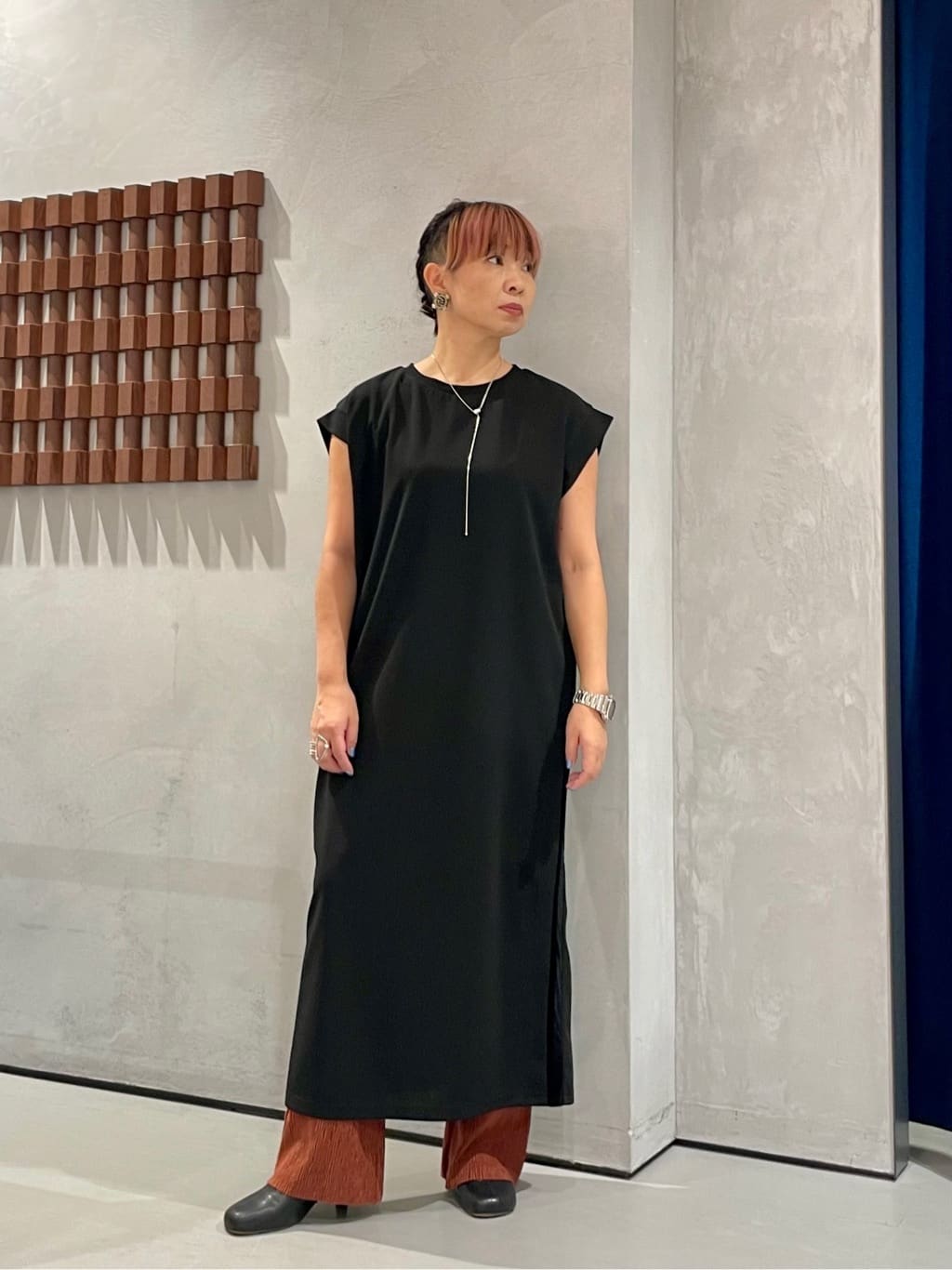 KOUさんの「INDIVI｜バルーンナイロンブルゾン」を使ったコーディネート