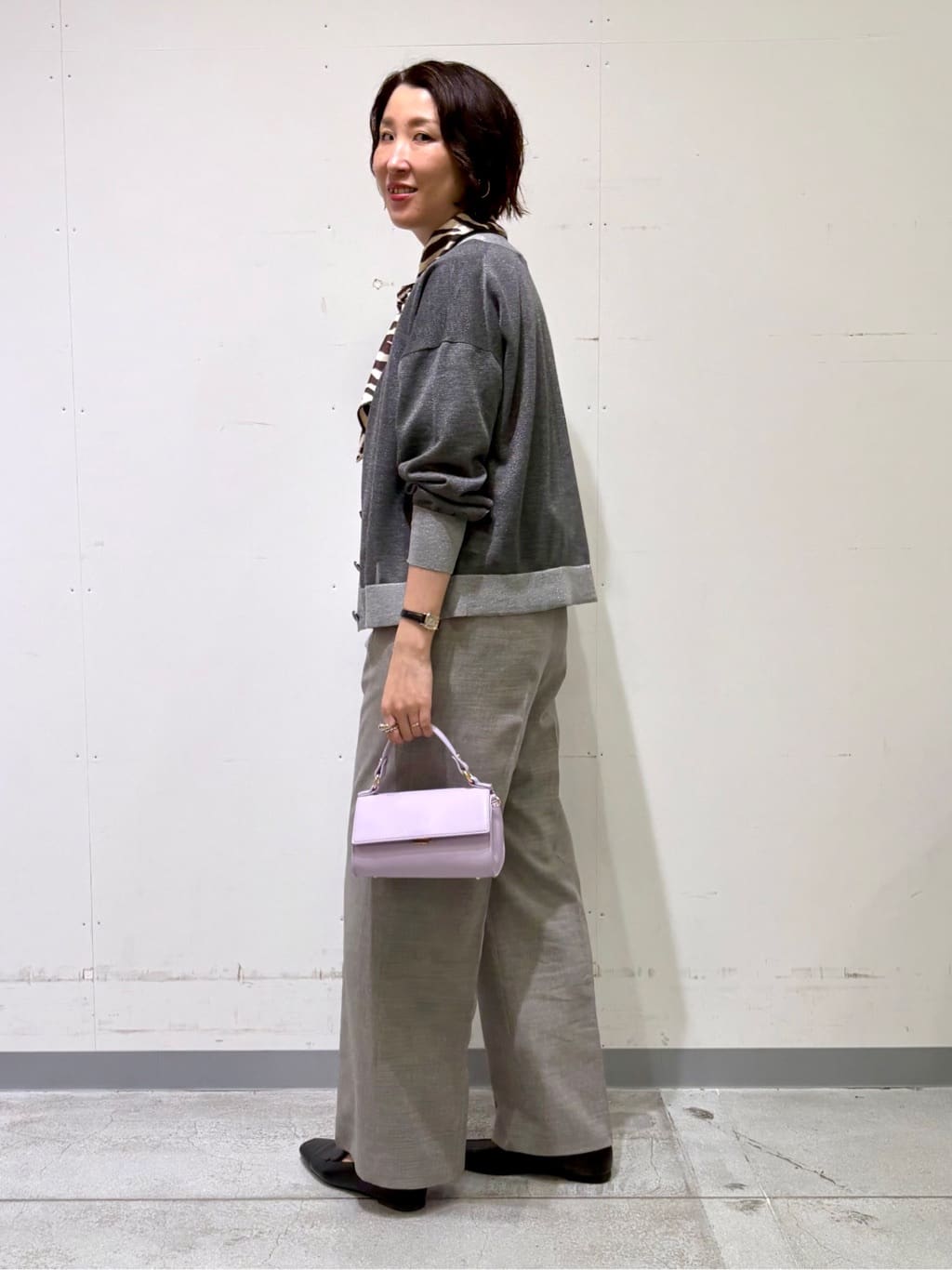 yuriさんの「INDIVI｜ヘアリージャカードトップス」を使ったコーディネート