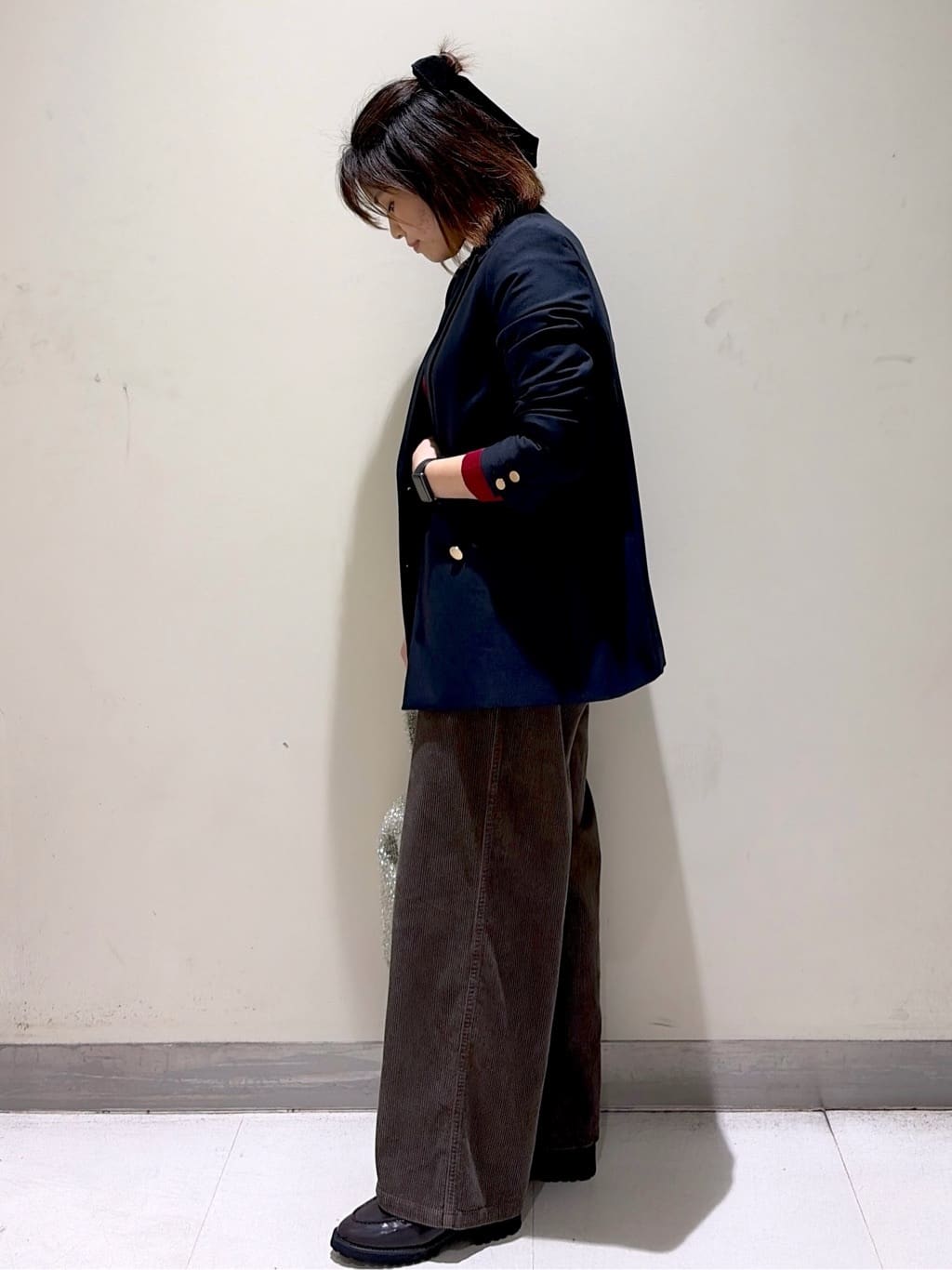 *mai*さんの「OPAQUE.CLIP｜ボートネックニット／エクストラファインメリノウール【THEシリーズ／洗濯機OK】」を使ったコーディネート