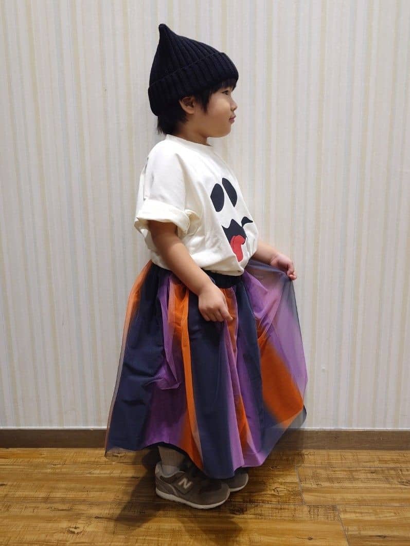 Yuiさんの「SHOO･LA･RUE｜【100-150cm】リバーシブルチュールスカート」を使ったコーディネート
