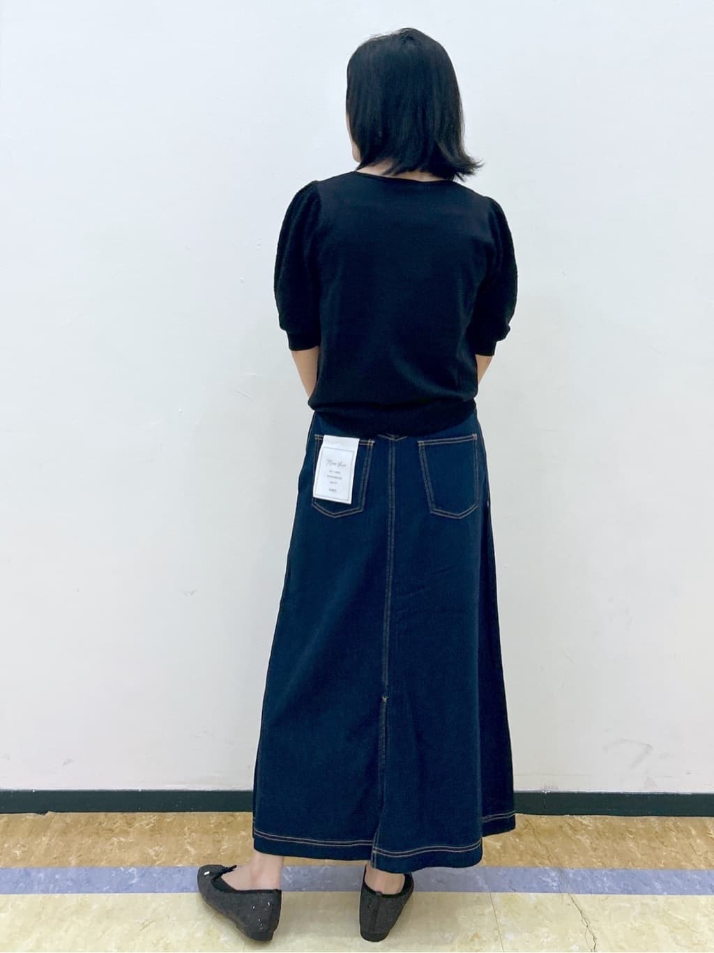 su.さんの「index｜パフスリーブニット【洗濯機洗い可】」を使ったコーディネート