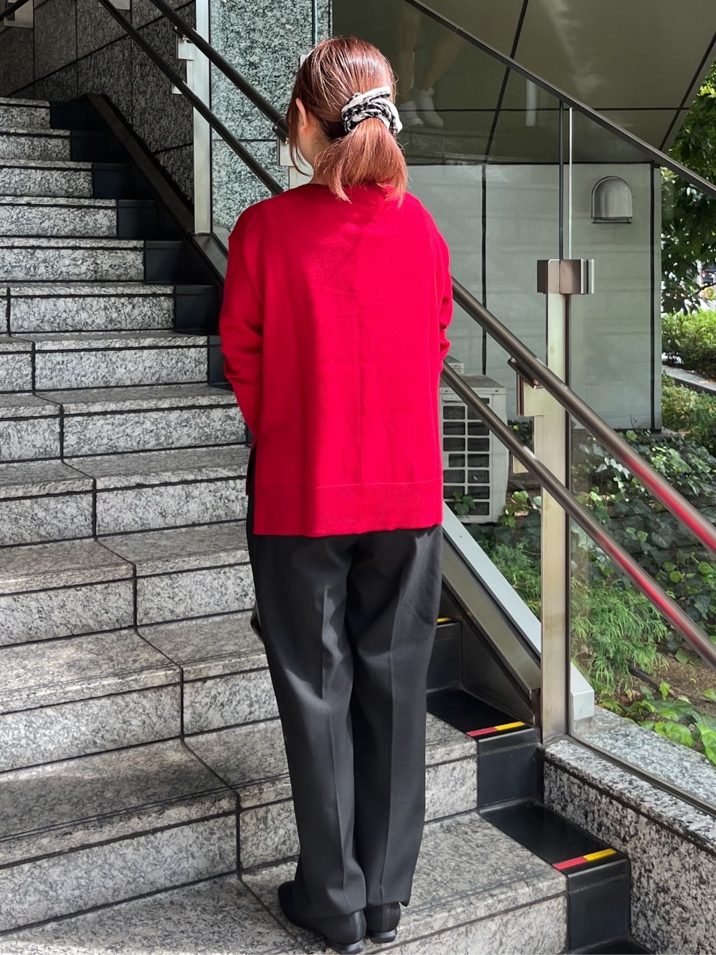 HANNAさんの「OPAQUE.CLIP｜ボートネックニット／エクストラファインメリノウール【THEシリーズ／洗濯機OK】」を使ったコーディネート