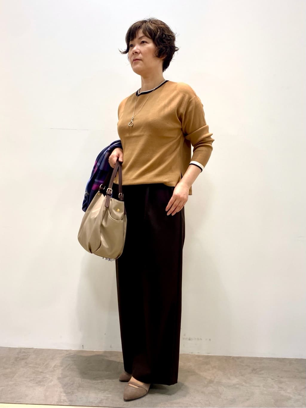 oharaさんの「Reflect｜【すっきりシルエット】ワイドクロップドパンツ」を使ったコーディネート