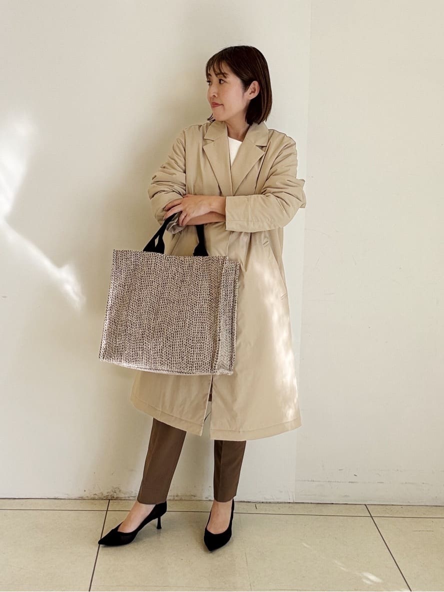 yoshiyaさんの「INDIVI｜【SETUP可能／袖コンシャス】ダンボールジャージトップス」を使ったコーディネート