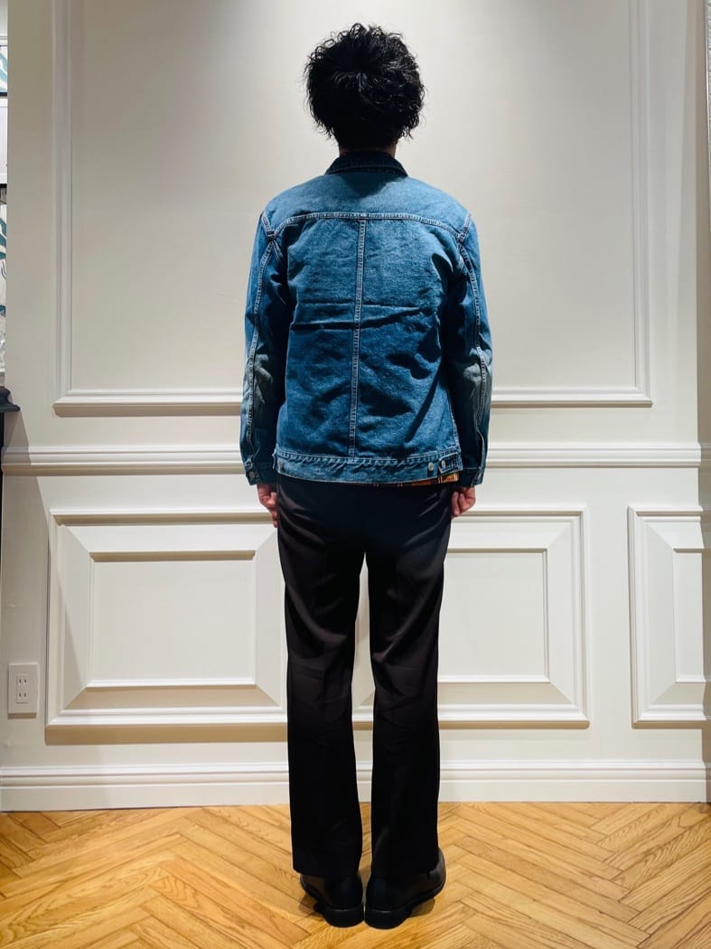 橋本さんの「DRESSTERIOR｜◆ファーストモデル ユーズドデニムGジャン」を使ったコーディネート