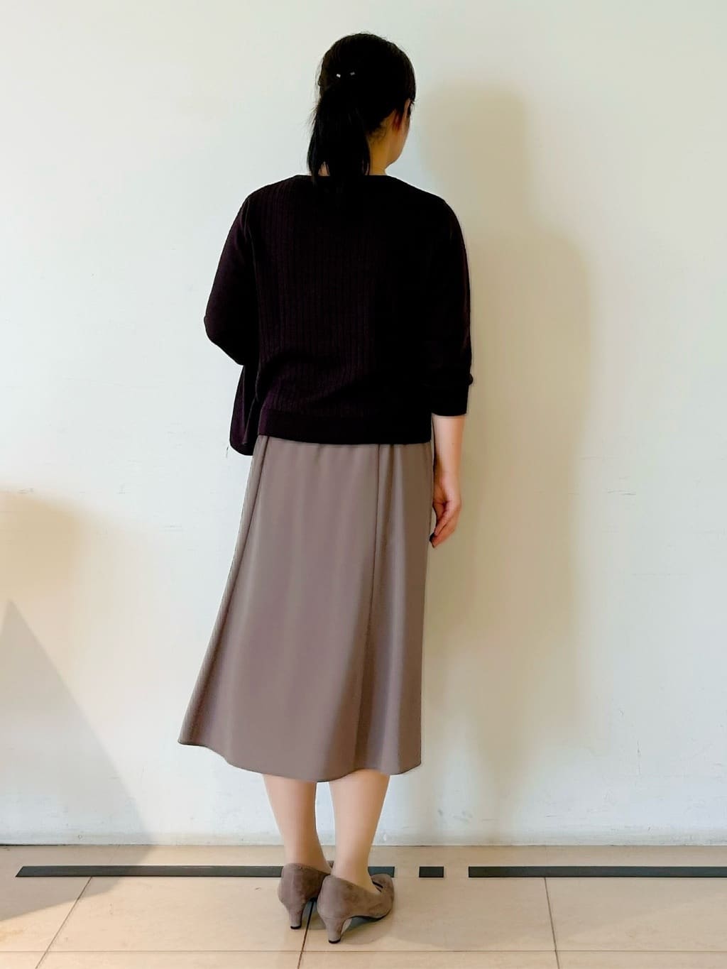ひーさんの「Reflect｜【美シルエット】ソフトマーメイドスカート」を使ったコーディネート