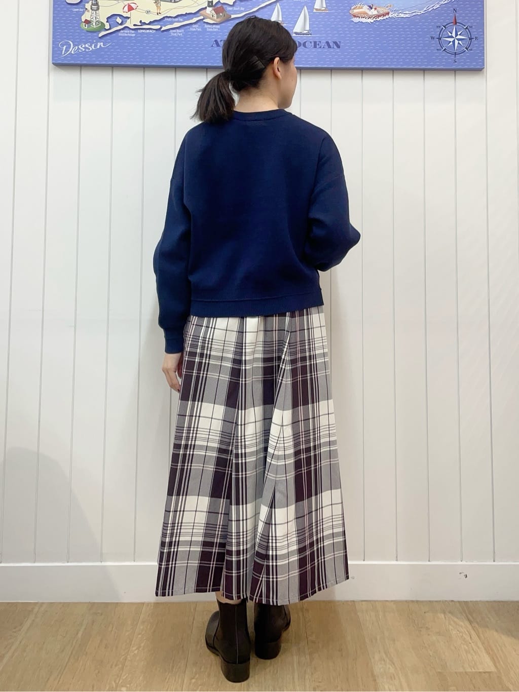 Mayaさんの「Dessin｜【洗える】刺繍入りジャカードニット」を使ったコーディネート