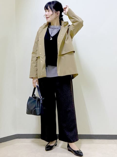  beni_gingerさんの「Reflect｜【すっきり見え／フード取り外し可／通勤におすすめ◎】ライティアウター」を使ったコーディネート