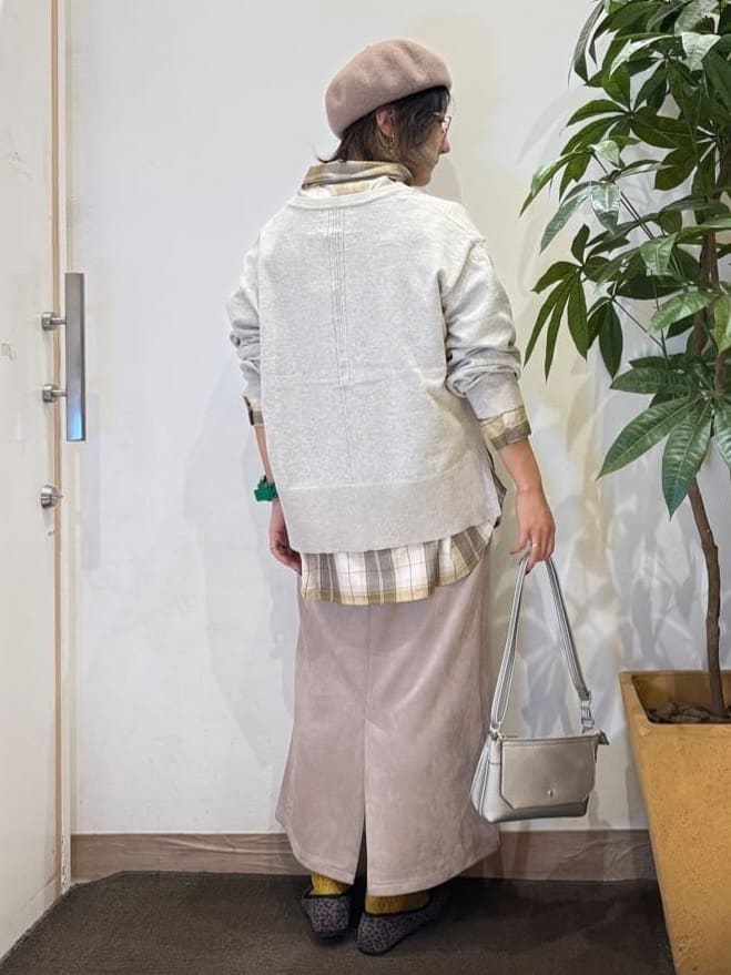 misakiさんの「SHOO･LA･RUE｜【洗濯機可/S-LL】程よい抜け感 大人のチェックシャツ」を使ったコーディネート