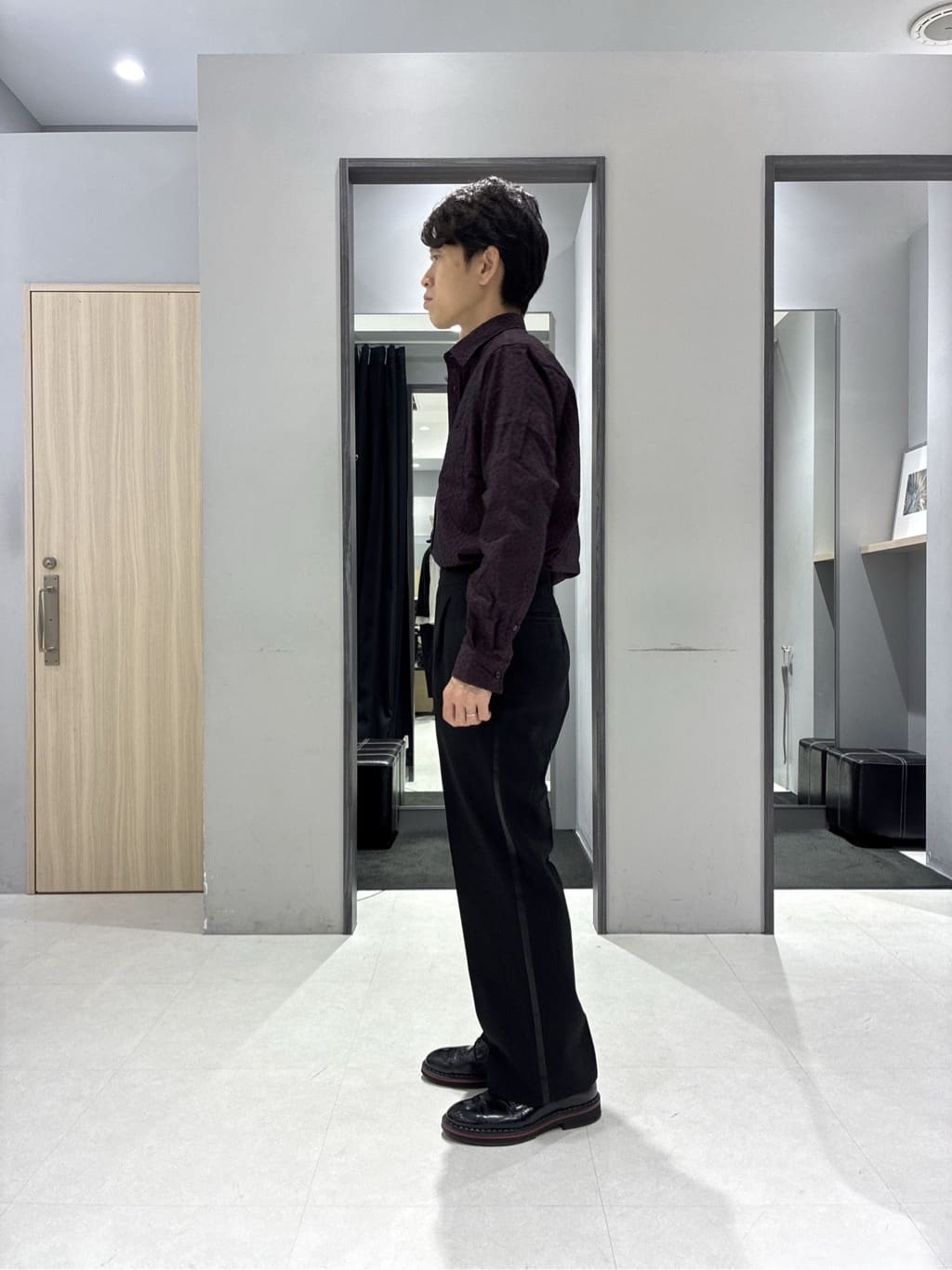 わいずみさんの「TAKEO KIKUCHI｜【Made in JAPAN】播州織 ドビー千鳥シャツ」を使ったコーディネート