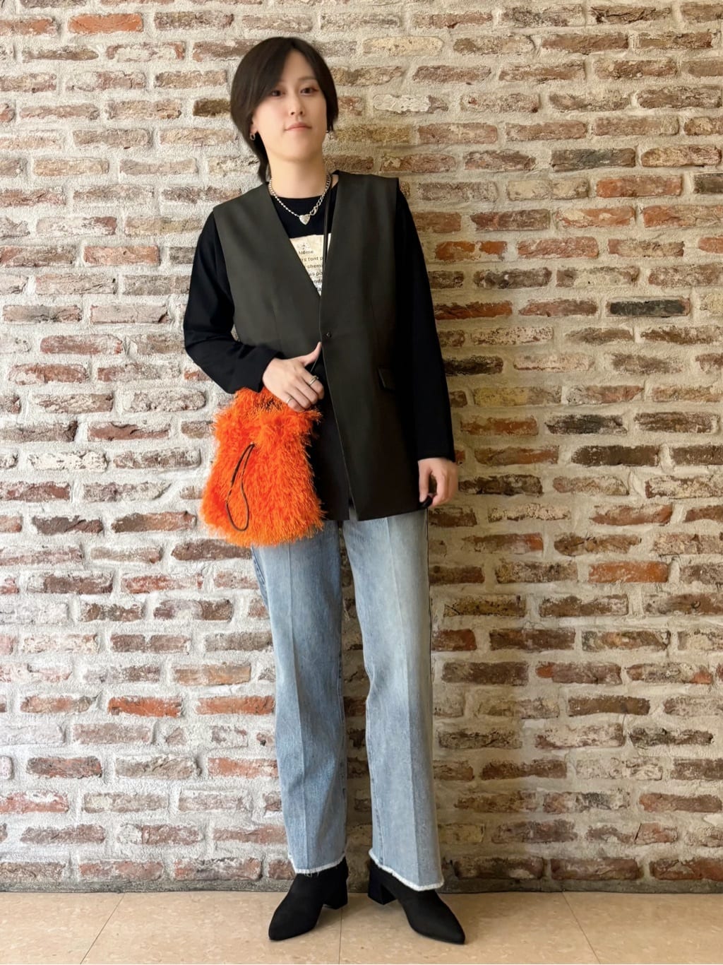 しばさんの「THE SHOP TK｜ノーカラージレ【セットアップ可/洗濯機OK】/CAVIANシリーズ」を使ったコーディネート