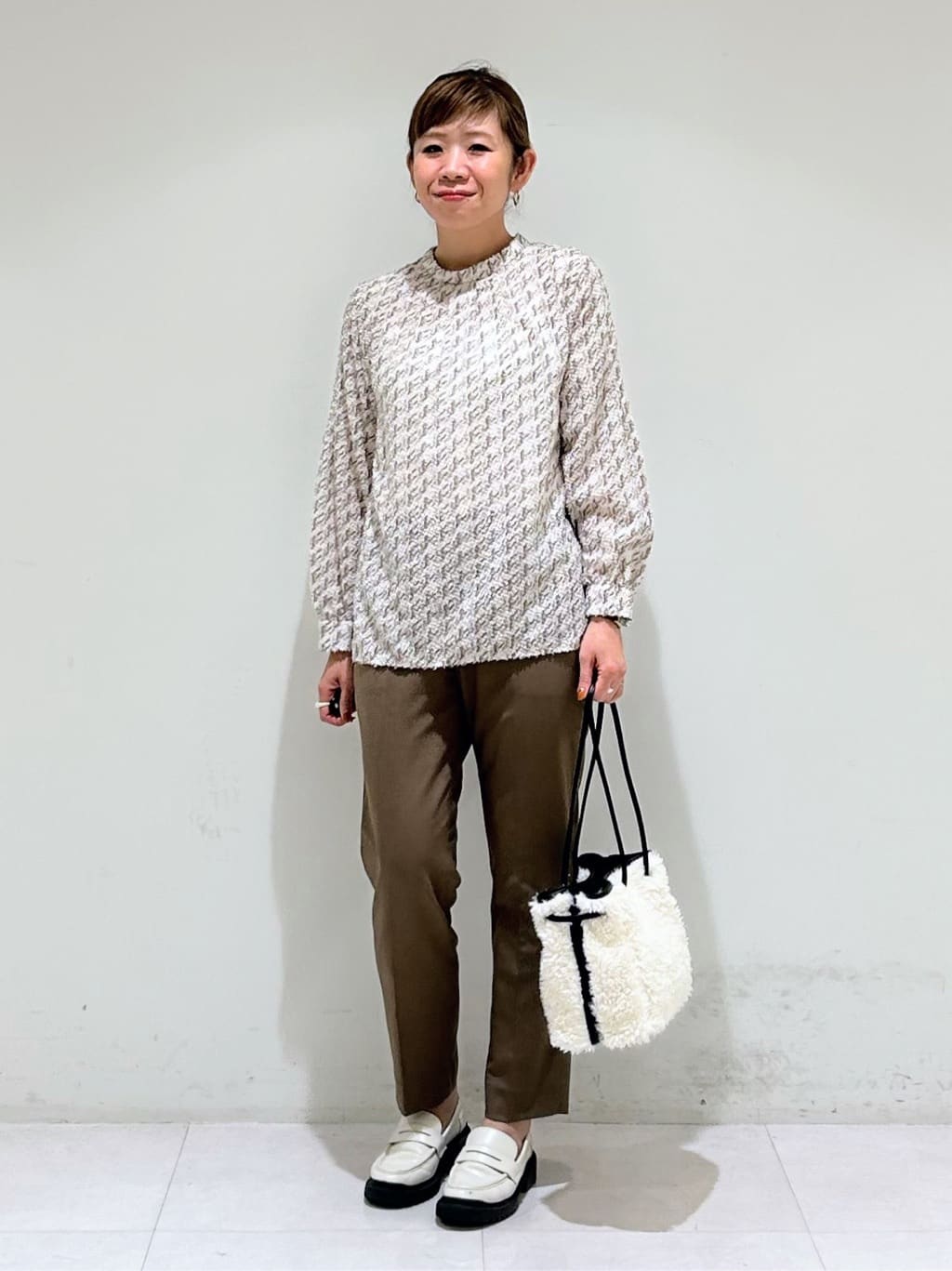 tsuyuさんの「INDIVI｜ミンク調フェイクファージレ」を使ったコーディネート