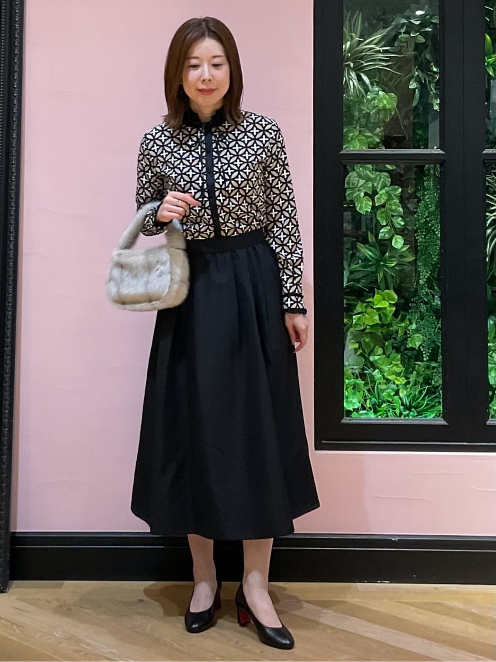 maruさんの「DRESSTERIOR｜【otonaMUSE5月号掲載】アーチフィットレザーパンプス」を使ったコーディネート