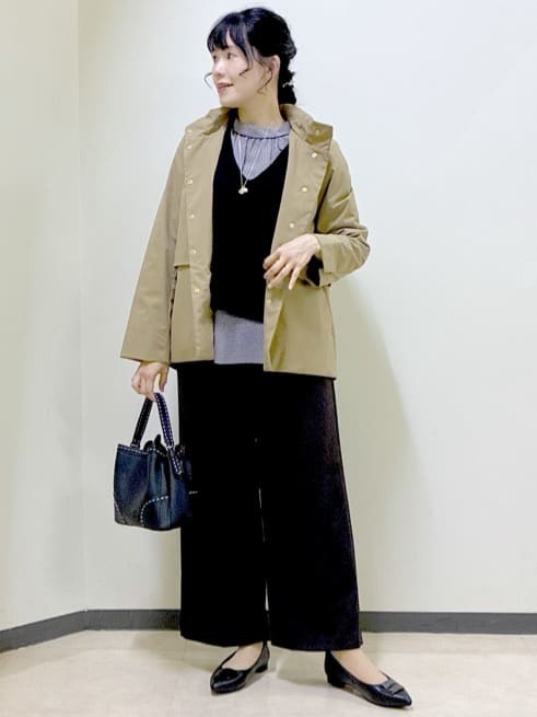  beni_gingerさんの「Reflect｜【すっきり見え／フード取り外し可／通勤におすすめ◎】ライティアウター」を使ったコーディネート