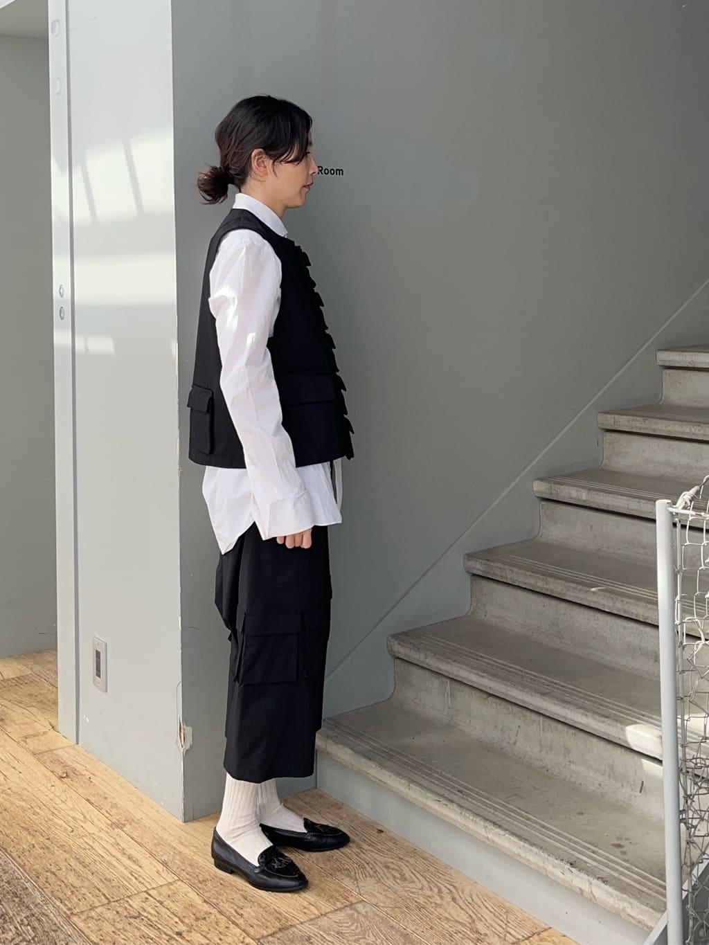神野（jinno）さんの「TAKEO KIKUCHI｜【Sサイズ～】多ポケットユーティリティべスト」を使ったコーディネート