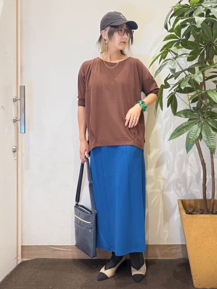 misakiさんの「SHOO･LA･RUE｜【7分袖】裾タックデザインカットソー」を使ったコーディネート