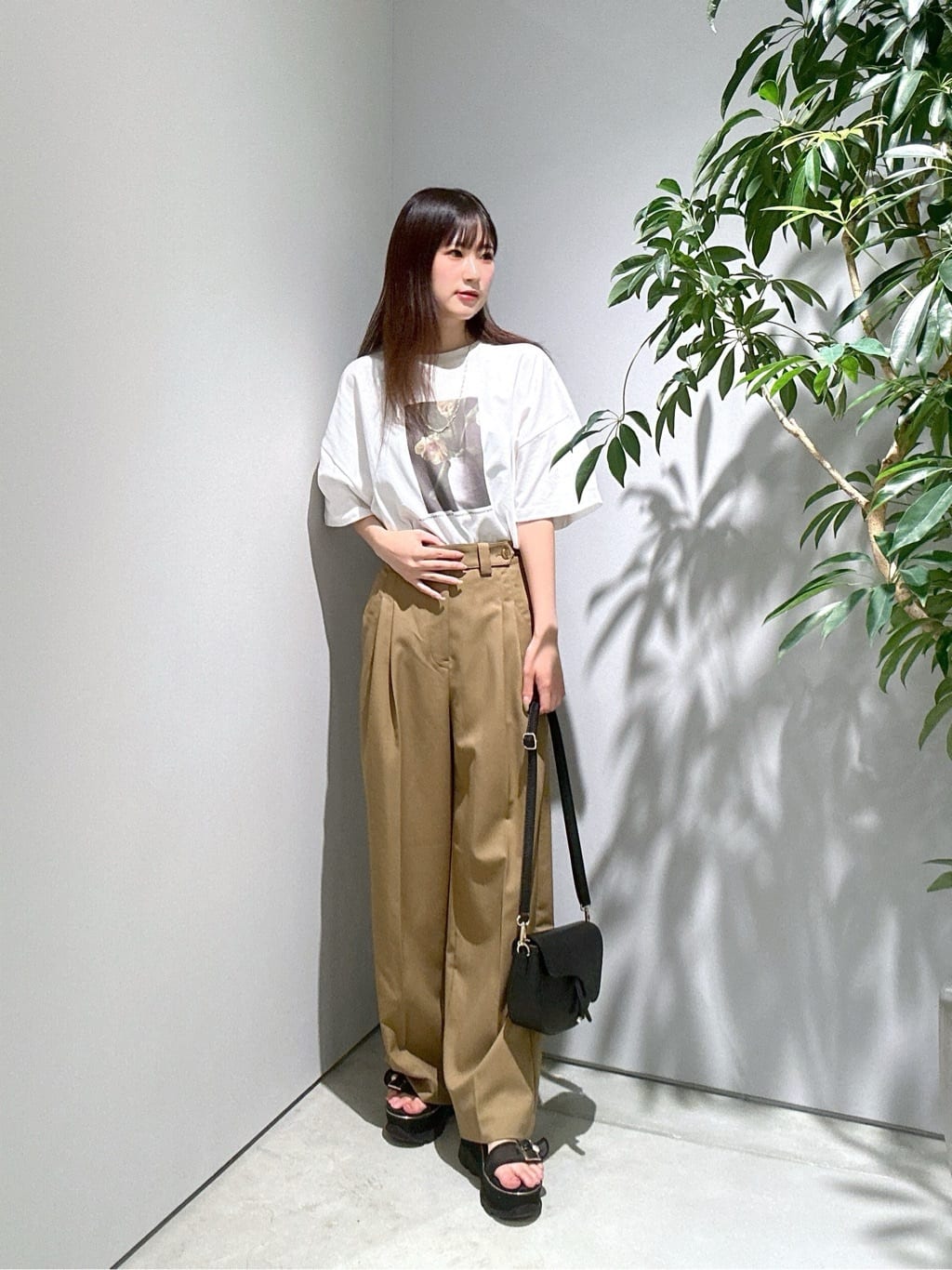Renoさんの「INDIVI｜Timeless｜モードスラックス」を使ったコーディネート