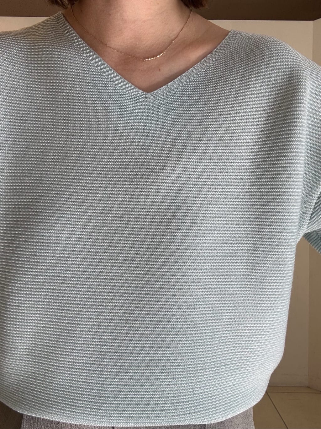 yoshiyaさんの「INDIVI｜【洗える／セットアップ可能】凹凸ストレッチ素材ストレートパンツ」を使ったコーディネート