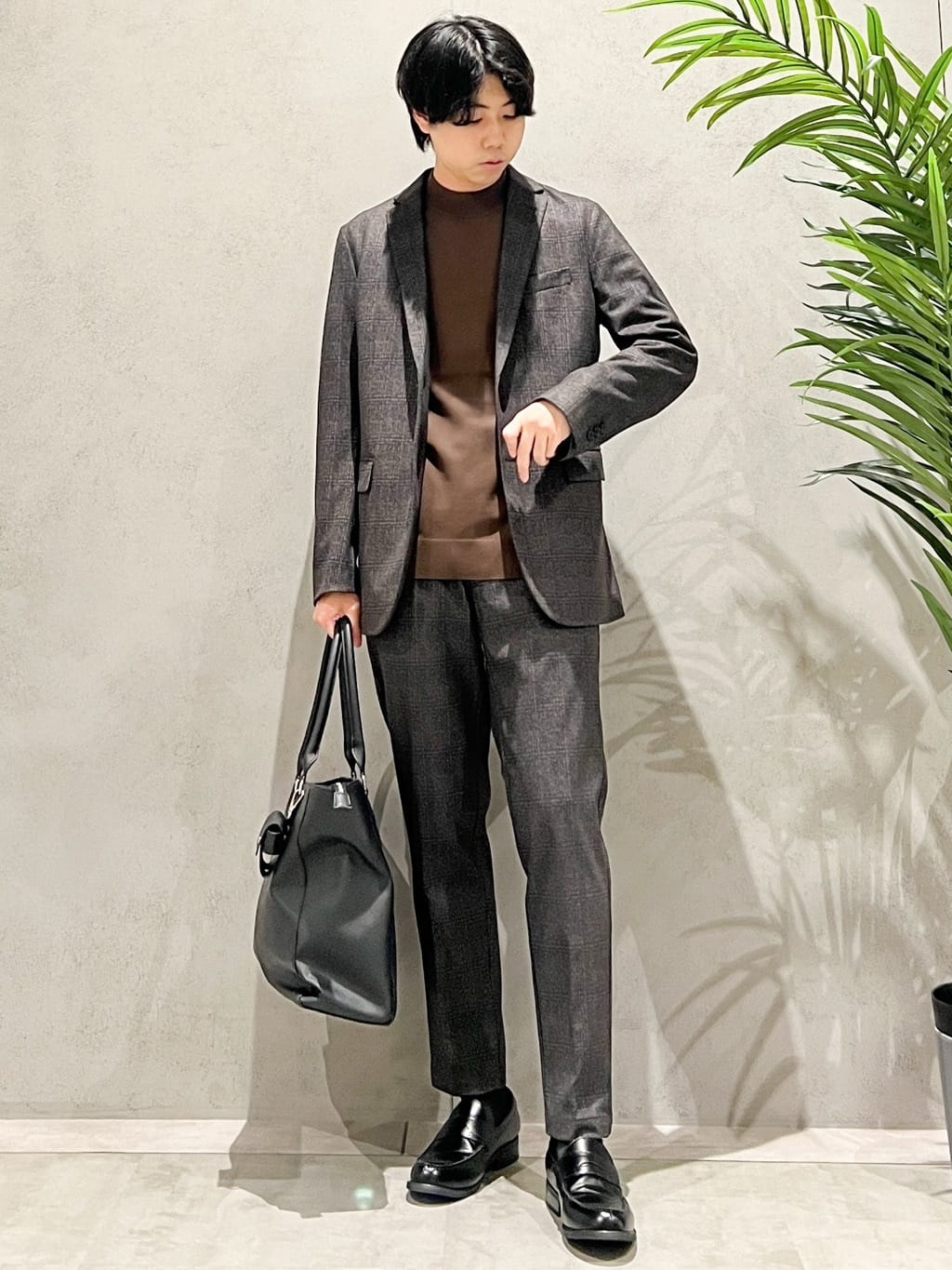 SHI-MAさんの「THE SHOP TK｜起毛TRジャージジャケット 【洗濯機OK／ストレッチ／セットアップ可】」を使ったコーディネート
