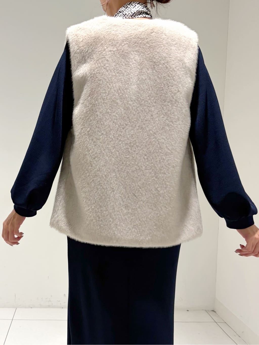 shioriさんの「INDIVI｜ミンク調フェイクファージレ」を使ったコーディネート