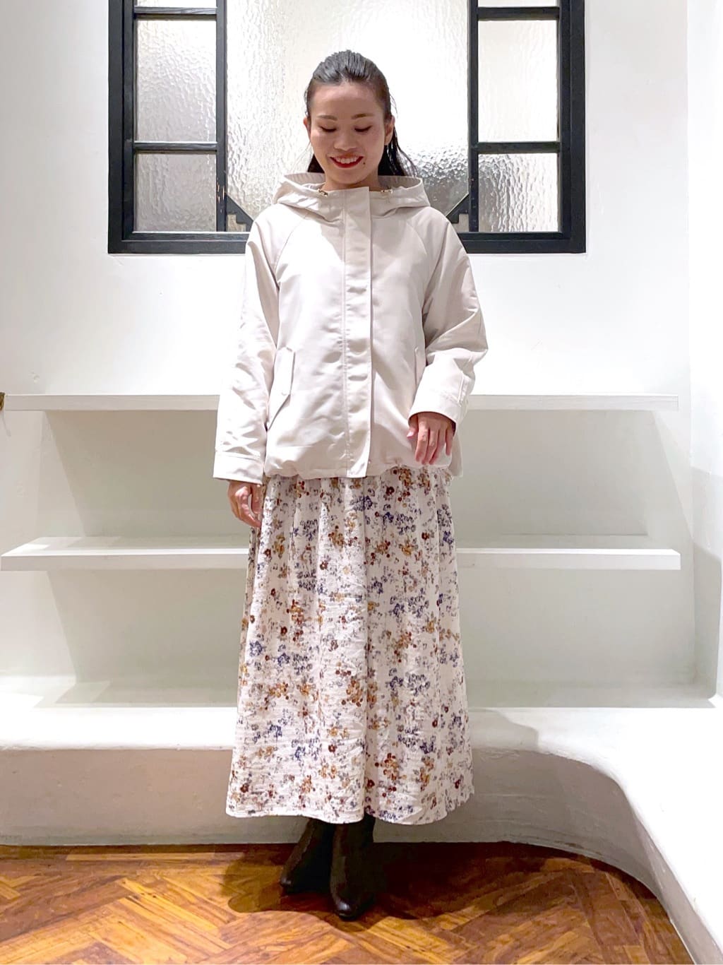 あんりさんの「grove｜【名品アウター/3WAY・はっ水】ボアライナー付マウンテンパーカ」を使ったコーディネート