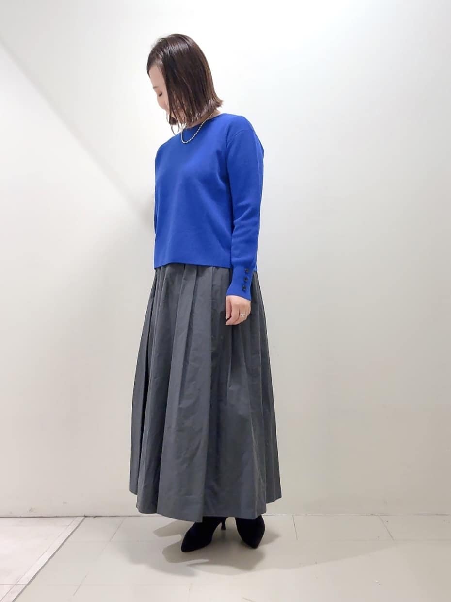 YUIさんの「UNTITLED｜【アンサンブル可/洗える】ウールミラノリブニット」を使ったコーディネート