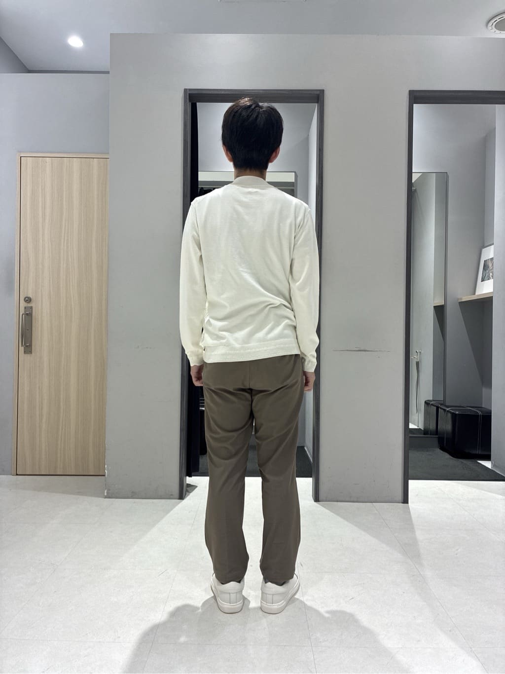 わいずみさんの「TAKEO KIKUCHI｜【抗菌防臭/シーズンレス】シアサッカー ジャージシャツ」を使ったコーディネート