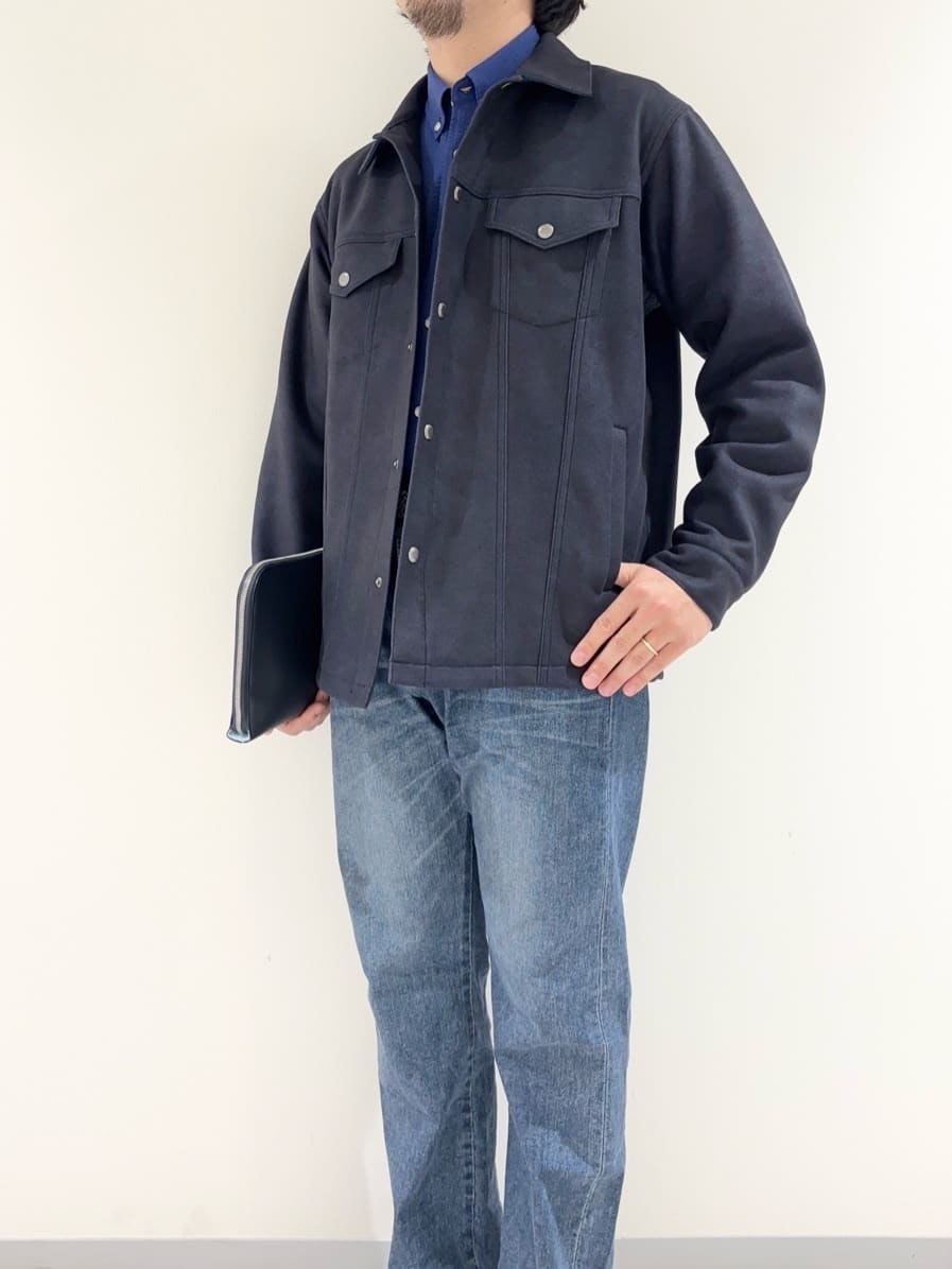 及川さんの「TAKEO KIKUCHI｜【モンスターストレッチ】日本製 ウォッシュド デニムパンツ」を使ったコーディネート