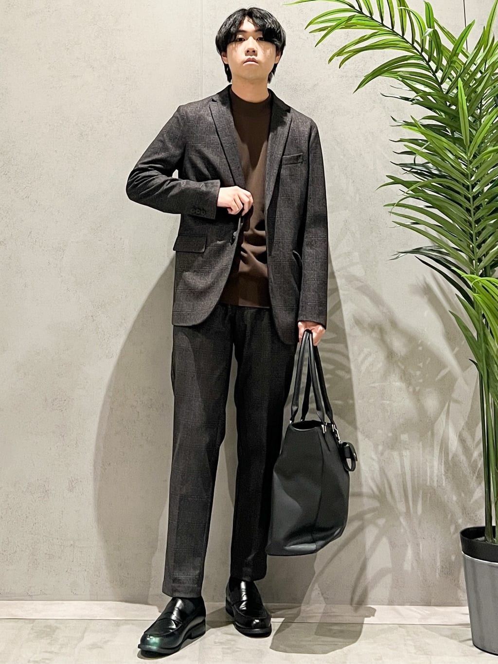 SHI-MAさんの「THE SHOP TK｜起毛TRジャージジャケット 【洗濯機OK／ストレッチ／セットアップ可】」を使ったコーディネート