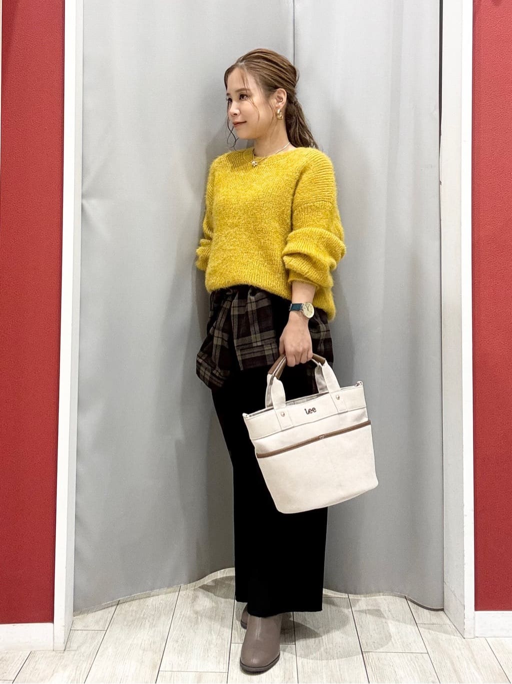 shioさんの「SHOO･LA･RUE｜【着丈選べる/S-LL】触れる度ひんやり ゆるきれい イージーワイドパンツ」を使ったコーディネート