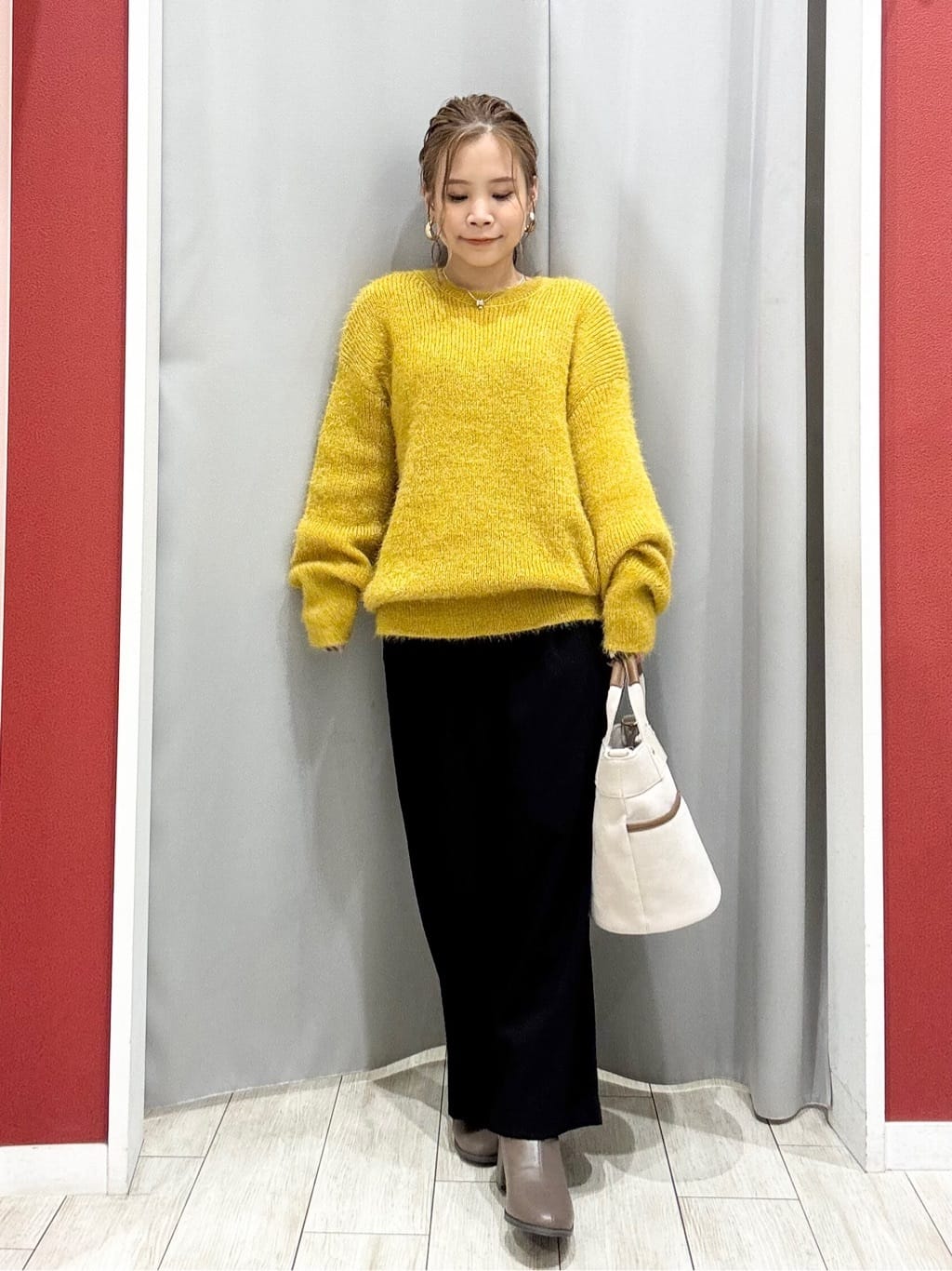 shioさんの「SHOO･LA･RUE｜【着丈選べる/S-LL】触れる度ひんやり ゆるきれい イージーワイドパンツ」を使ったコーディネート