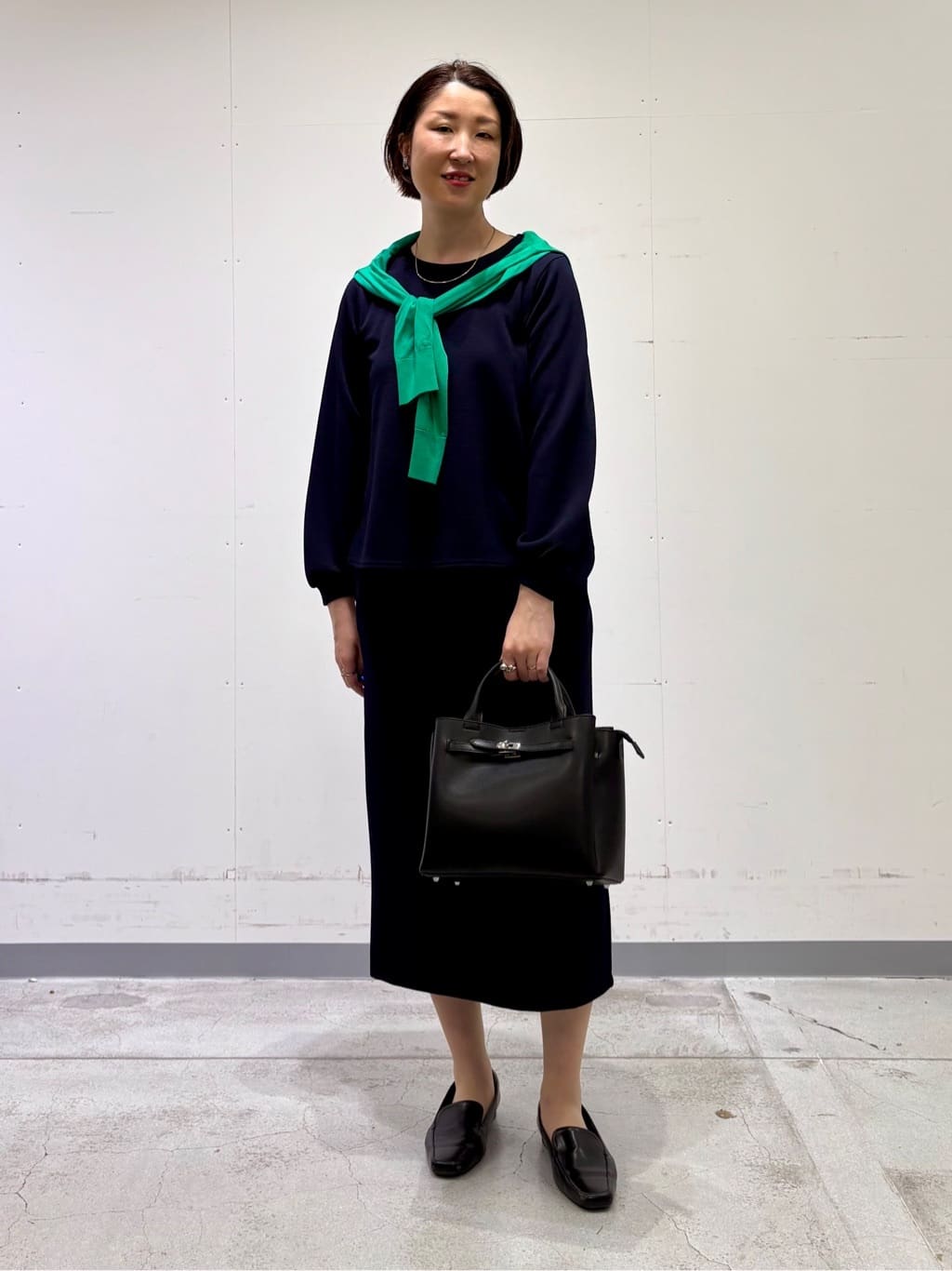 yuriさんの「INDIVI｜【SETUP可能／袖コンシャス】ダンボールジャージトップス」を使ったコーディネート