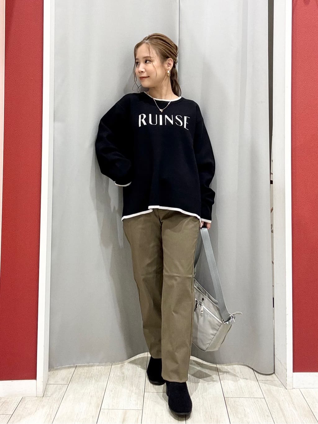 shioさんの「SHOO･LA･RUE｜【S-LL】オンとオフどちらにも使える 軽量なノーカラーブルゾン」を使ったコーディネート