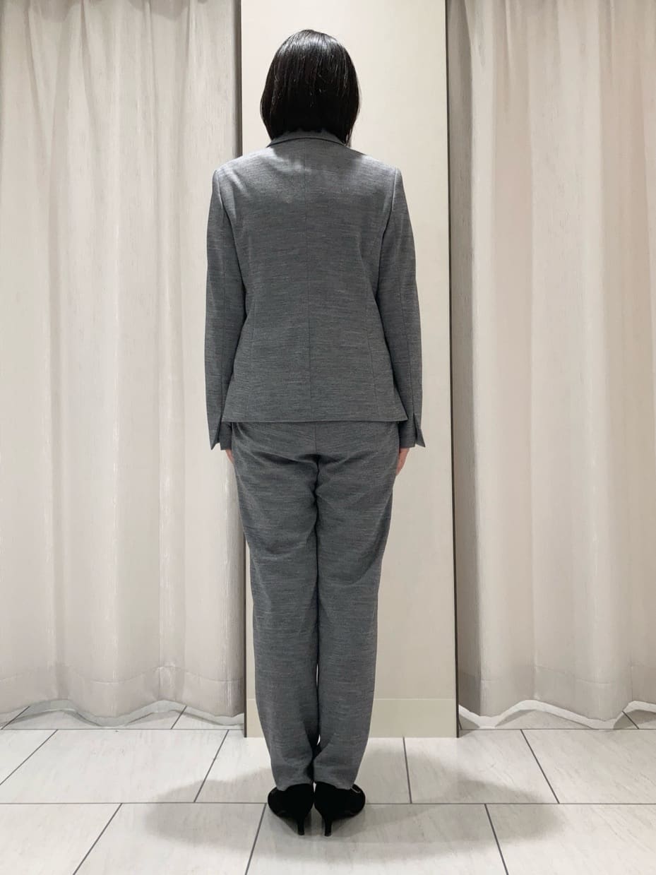 わたなべさんの「UNTITLED｜【洗えるスーツ／ストレッチ】ウール混ジャージ テーラードジャケット」を使ったコーディネート