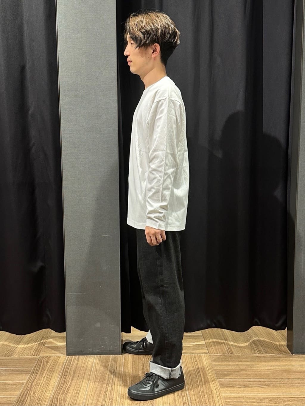 tomoyaさんの「THE SHOP TK｜TECLINO／テクリーノ 長袖オックスシャツ【洗濯機OK】」を使ったコーディネート