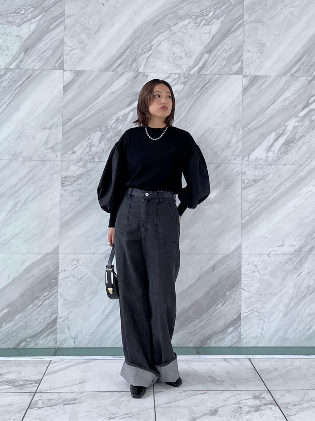Harukaさんの「INDIVI｜ロールアップデニム」を使ったコーディネート