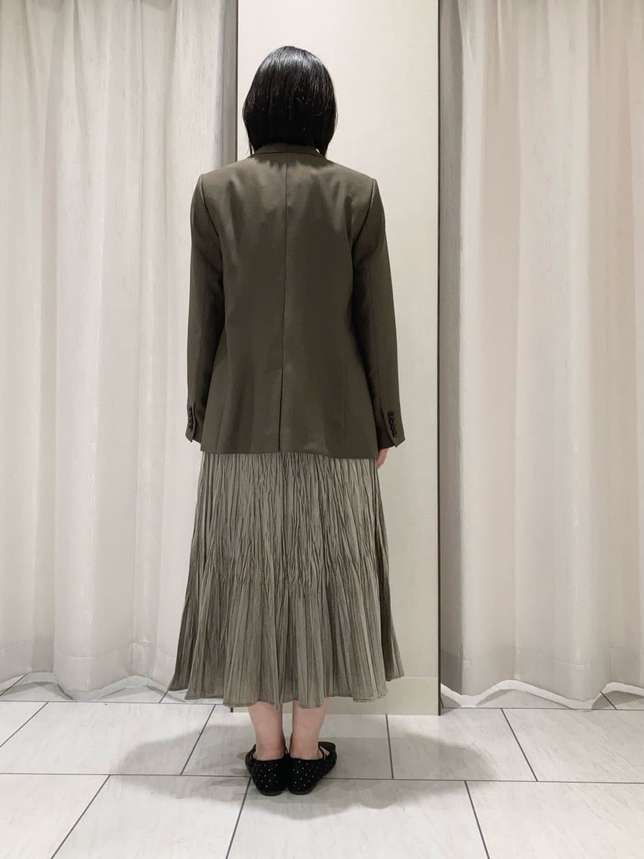 わたなべさんの「UNTITLED｜【セットアップ可】ウールライク ダブルブレストジャケット」を使ったコーディネート