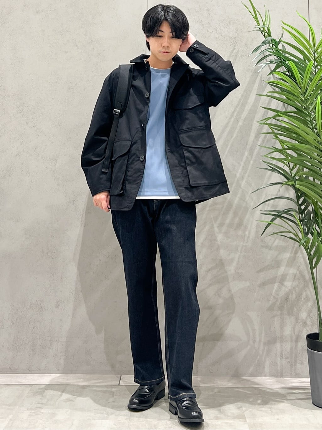 SHI-MAさんの「THE SHOP TK｜デッキブルゾン 【手洗い可/リラックスシルエット】」を使ったコーディネート