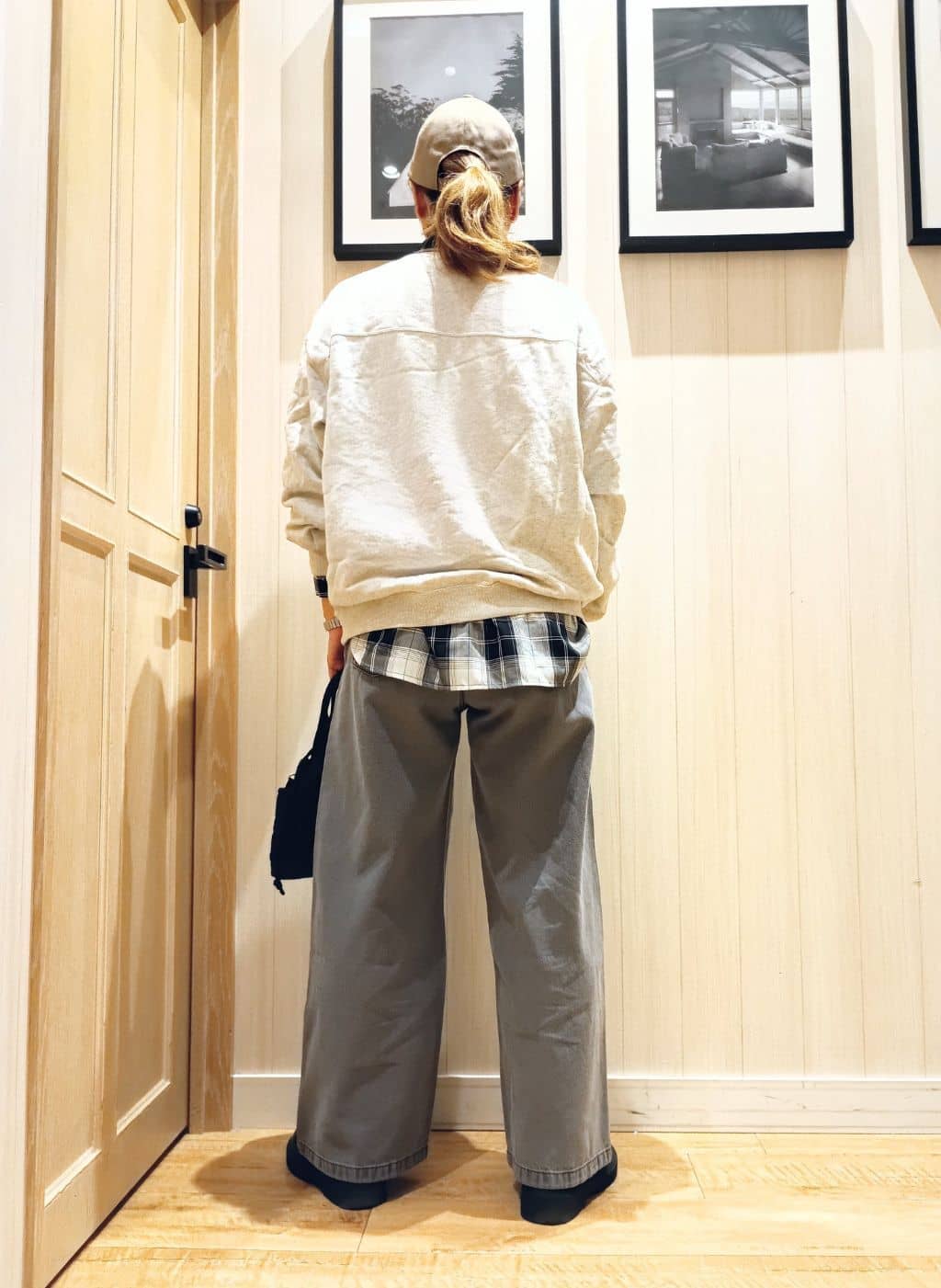 S☆mama さんの「SHOO･LA･RUE｜【洗濯機可/S-LL】程よい抜け感 大人のチェックシャツ」を使ったコーディネート