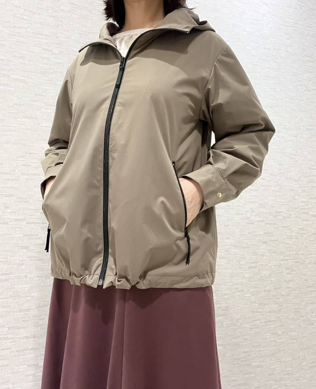 marikoさんの「Reflect｜【ライトアウター／キレイ見え／気軽な羽織に◎】スポーティライトアウター」を使ったコーディネート